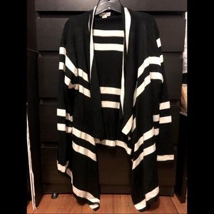 Black and white sweater